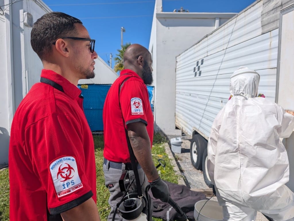 IPS Biohazard emergency response team